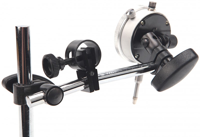 HBM Magneetklokstandaard met meetklok, 3-delig, millimeter, 21,5 x 23,1 x 7 cm