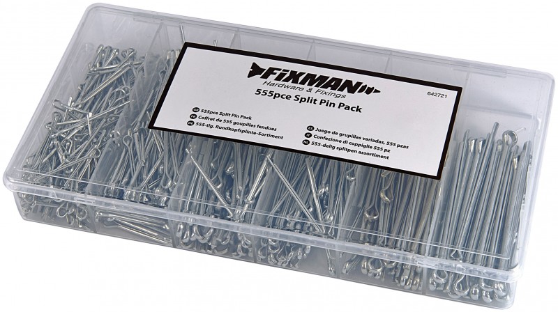 HBM 555-delig Splitpennen Assortiment voor Gereedschapswand