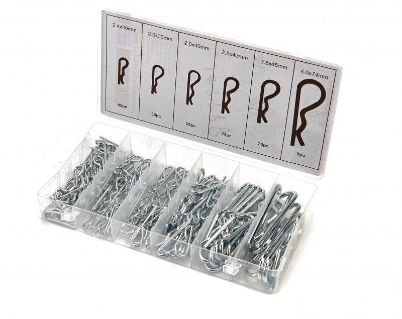 HBM 150-delig Borgclip Assortiment voor Gereedschapswand HBM 150-delig Borgclip Assortiment voor Gereedschapswand