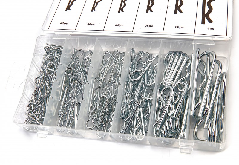 HBM 150-delig Borgclip Assortiment voor Gereedschapswand HBM 150-delig Borgclip Assortiment voor Gereedschapswand