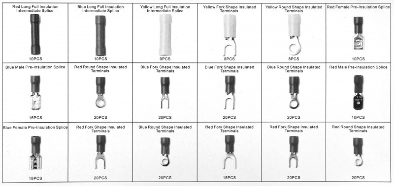 HBM 270-delt Kabelsko Assortiment HBM 270-delt Kabelsko Assortiment