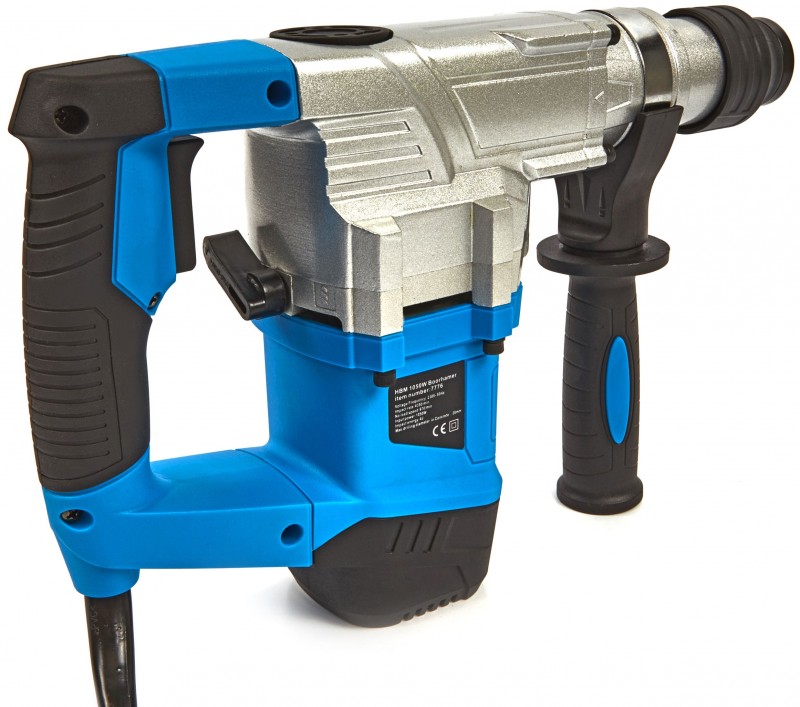 HBM 1050 W boorhamer / klopboorhamer SDS Plus 28 mm met opbergkoffer