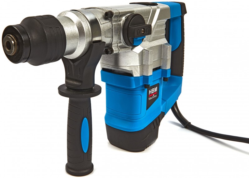HBM 1050 W boorhamer / klopboorhamer SDS Plus 28 mm met opbergkoffer
