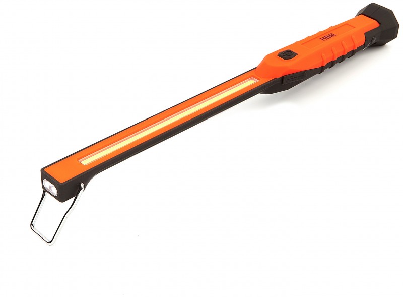 HBM oplaadbare LED zaklamp 300 lumen, extra smal, 36 cm, 3 W, draagbaar HBM oplaadbare LED zaklamp 300 lumen, extra smal, 36 cm, 3 W, draagbaar