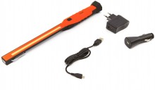 HBM oplaadbare LED zaklamp 300 lumen, extra smal, 36 cm, 3 W, draagbaar HBM oplaadbare LED zaklamp 300 lumen, extra smal, 36 cm, 3 W, draagbaar