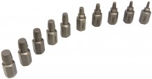 HBM Dolle Schroeven en Inbus Removerset Model 2 - 10-delig, 13 mm, met Opbergkoffer