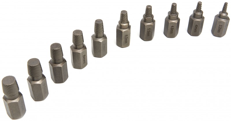 HBM Dolle Schroeven en Inbus Removerset Model 2 - 10-delig, 13 mm, met Opbergkoffer