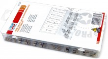 HBM 100-delige Glaszekeringen Assortiment voor Gereedschapswand