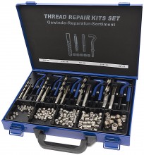 HBM UNC schroefdraad reparatieset met opbergkoffer
