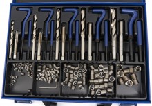 HBM UNC schroefdraad reparatieset met opbergkoffer HBM UNC schroefdraad reparatieset met opbergkoffer
