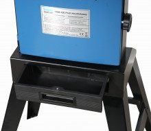HBM hout lintzaag 250 mm, 375 W, 230 V, kantelbaar, verlichting, 800 m/min, 150 mm snijbereik, stofzuigeraansluiting