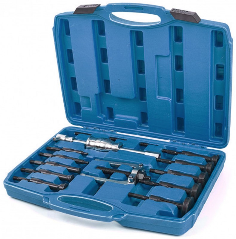 HBM 17-delige binnenlagertrekkerset 8-58 mm met opbergkoffer