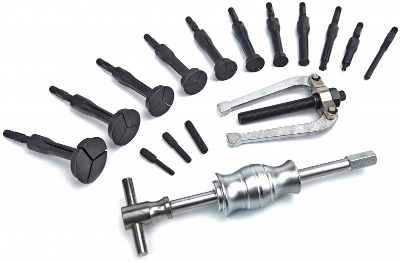 HBM 17-delige binnenlagertrekkerset 8-58 mm met opbergkoffer