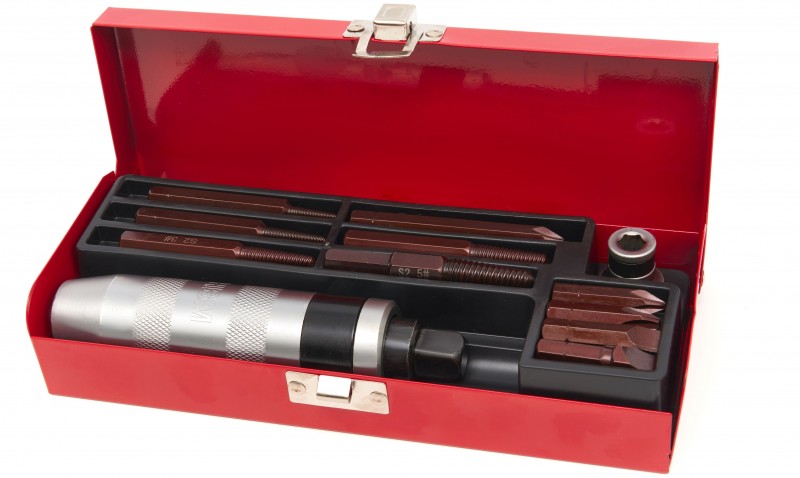 HBM 13-delige Slagschroevendraaier met Dolle Bouten Remover Set