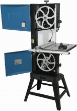 HBM hout lintzaag 350 mm, 1100 W, 230 V, uitlading 340 mm, kantelhoek 45° HBM hout lintzaag 350 mm, 1100 W, 230 V, uitlading 340 mm, kantelhoek 45°