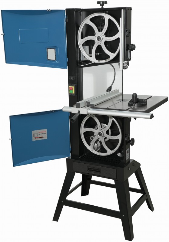 HBM hout lintzaag 350 mm, 1100 W, 230 V, uitlading 340 mm, kantelhoek 45° HBM hout lintzaag 350 mm, 1100 W, 230 V, uitlading 340 mm, kantelhoek 45°