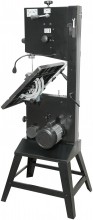 HBM hout lintzaag 350 mm, 1100 W, 230 V, uitlading 340 mm, kantelhoek 45° HBM hout lintzaag 350 mm, 1100 W, 230 V, uitlading 340 mm, kantelhoek 45°
