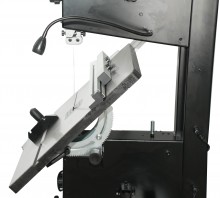 HBM hout lintzaag 350 mm, 1100 W, 230 V, uitlading 340 mm, kantelhoek 45° HBM hout lintzaag 350 mm, 1100 W, 230 V, uitlading 340 mm, kantelhoek 45°