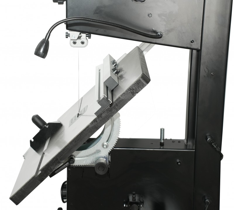 HBM hout lintzaag 350 mm, 1100 W, 230 V, uitlading 340 mm, kantelhoek 45° HBM hout lintzaag 350 mm, 1100 W, 230 V, uitlading 340 mm, kantelhoek 45°