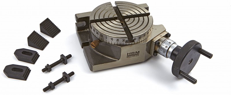 HBM Verdeeltafel 100 mm met Opspanset, 8 x 8 mm HBM Verdeeltafel 100 mm met Opspanset, 8 x 8 mm