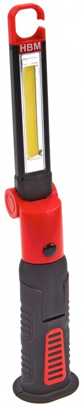 HBM opvouwbare LED zaklamp 200 lumen rood