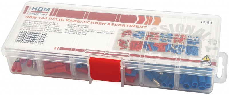 HBM 144-delig Kabelschoen Assortiment HBM 144-delig Kabelschoen Assortiment