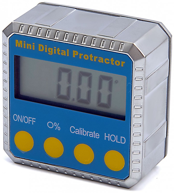 HBM Digitale magnetische bedwaterpas model 3, 50 x 50 mm, hoek in graden