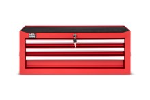HBM Gereedschap Opzetkast Rood, Stapelbaar, Gevuld, Sleutelslot 670 x 315 x 265 mm