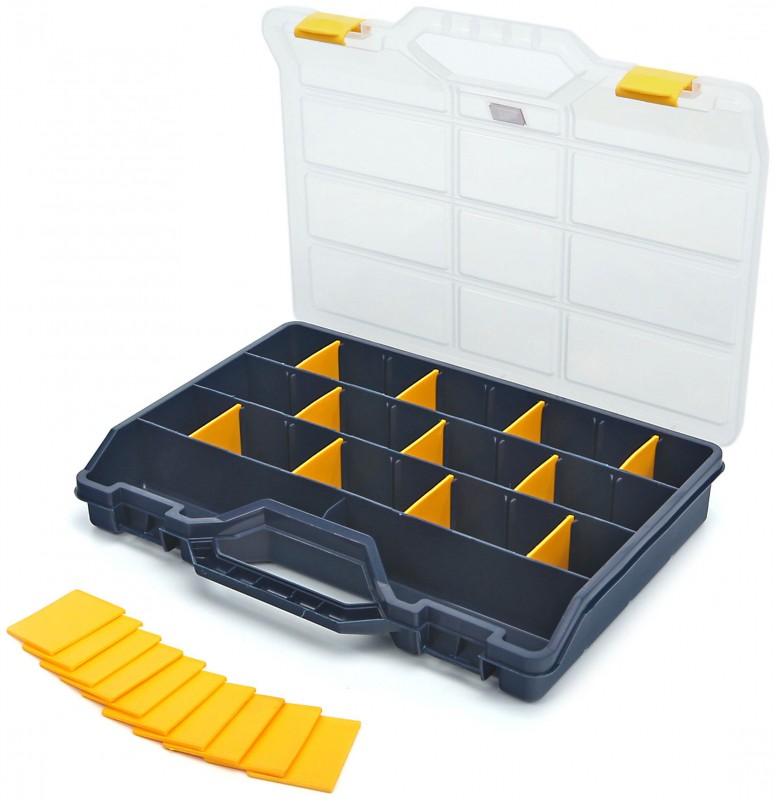 Tayg 46-26 assortimentsdoos polypropeen 378 x 290 x 61 mm geschikt voor gereedschapswand