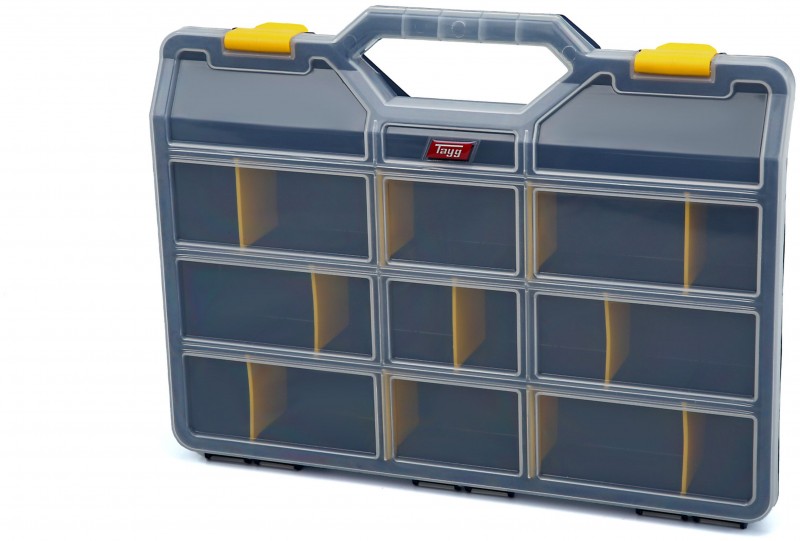 Tayg 46-26 assortimentsdoos polypropeen 378 x 290 x 61 mm geschikt voor gereedschapswand