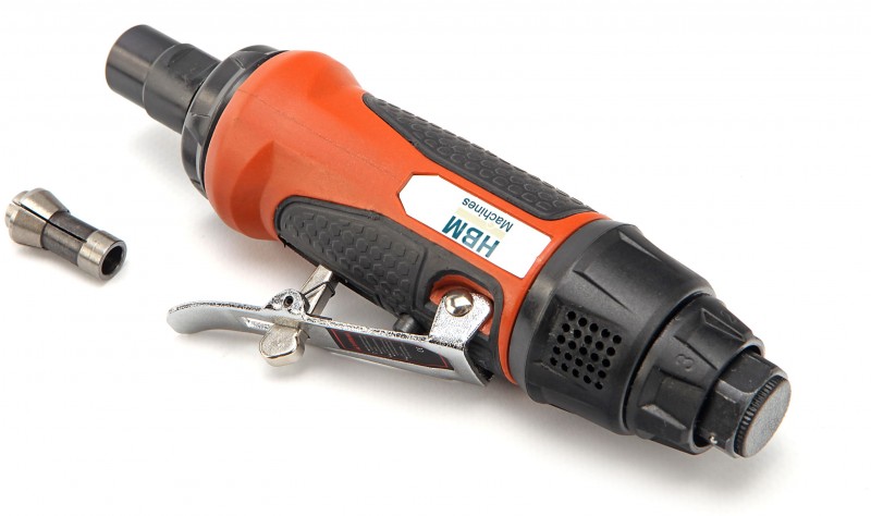 HBM Profi Variabele Pneumatische Stiftslijper 6 bar 25.000 rpm 85 l/min 390 g HBM Profi Variabele Pneumatische Stiftslijper 6 bar 25.000 rpm 85 l/min 390 g