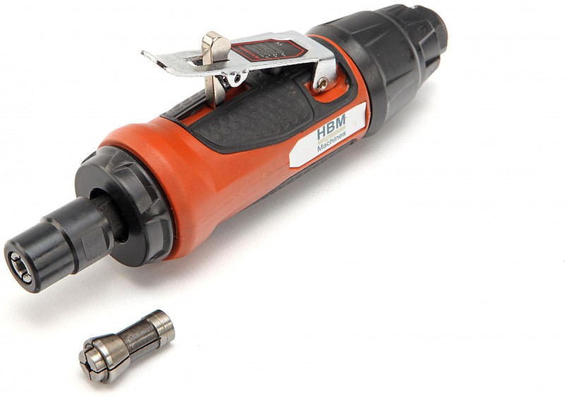 HBM Profi Variabele Pneumatische Stiftslijper 6 bar 25.000 rpm 85 l/min 390 g HBM Profi Variabele Pneumatische Stiftslijper 6 bar 25.000 rpm 85 l/min 390 g
