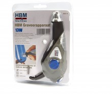 HBM Graveerapparaat 230V inclusief 2 Graveersjablonen