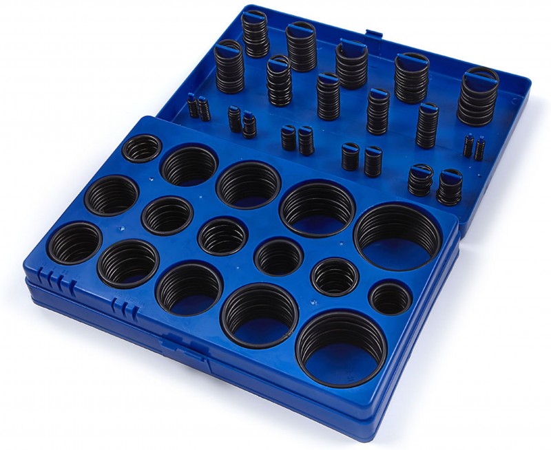 HBM 419-delig O-ringen assortimentset inchmaten, NBR
