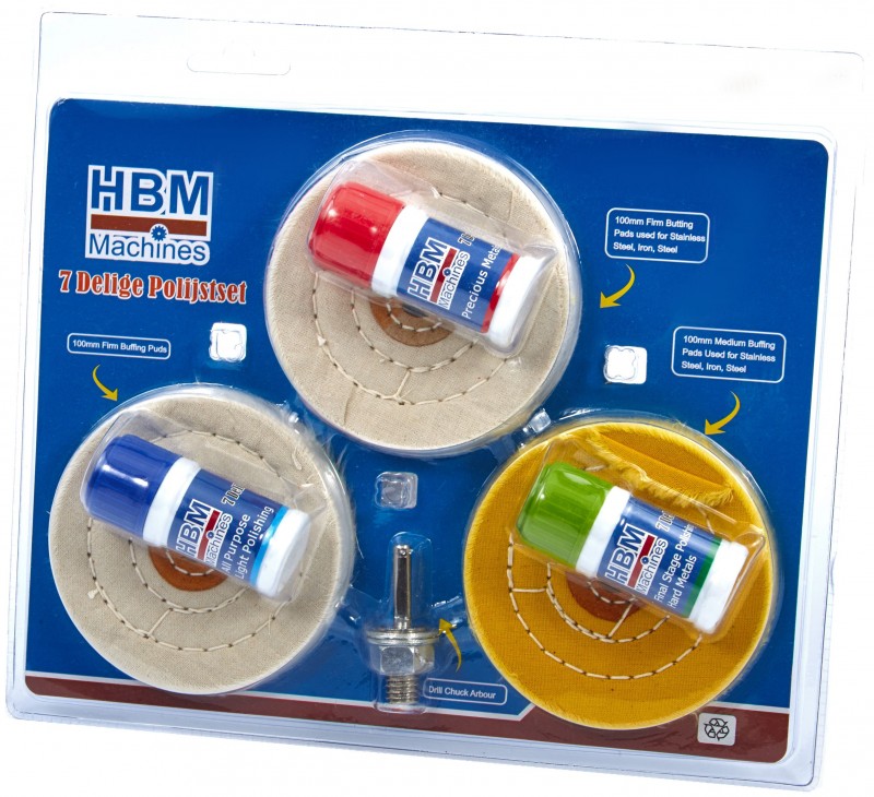 HBM 7-delige Polijstset