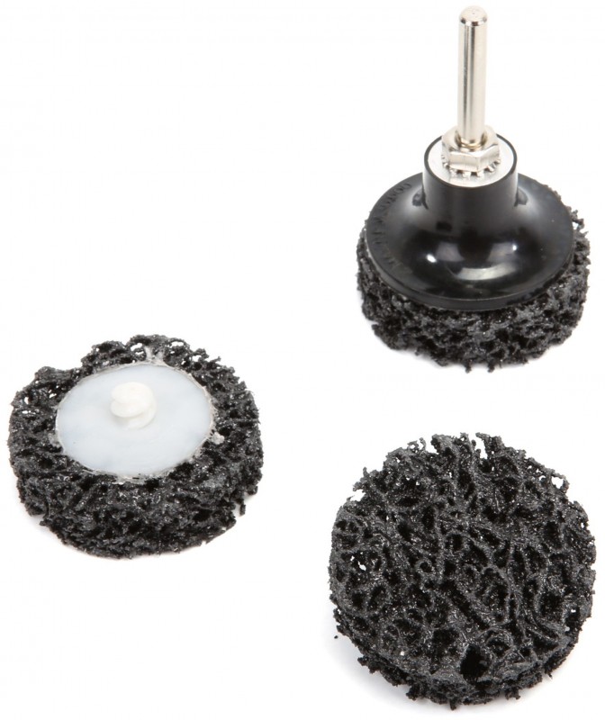 HBM 4-delige 50 mm Cleanset voor Metaal en Hout met 6 mm schacht HBM 4-delige 50 mm Cleanset voor Metaal en Hout met 6 mm schacht