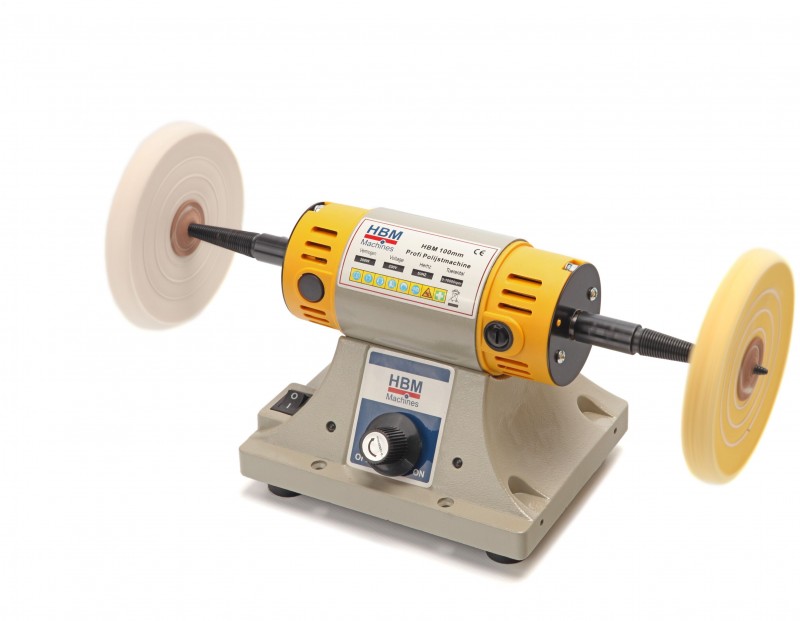 HBM 100 mm profi polijstmachine 200 W 10.000 rpm traploos instelbaar
HBM 100 mm profi polijstmachine 200 W 10.000 rpm traploos instelbaar