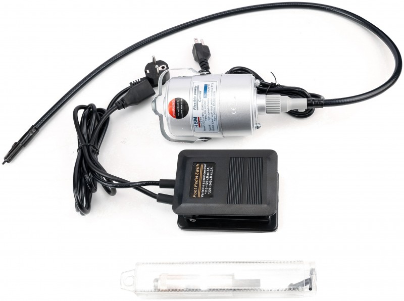 HBM Hangmotor/Freesmotor Model 1 - 190W, Spanbereik 4 mm, 2,5 kg