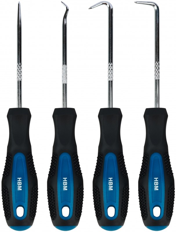 HBM 4-delige Mini Pick- en Hakenset Ø 3,5 mm HBM 4-delige Mini Pick- en Hakenset Ø 3,5 mm