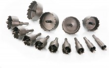 HBM 13-delige HM gatenzagenset voor keramiek, metaal, tegel, hout, RVS, plastic, koper en messings
