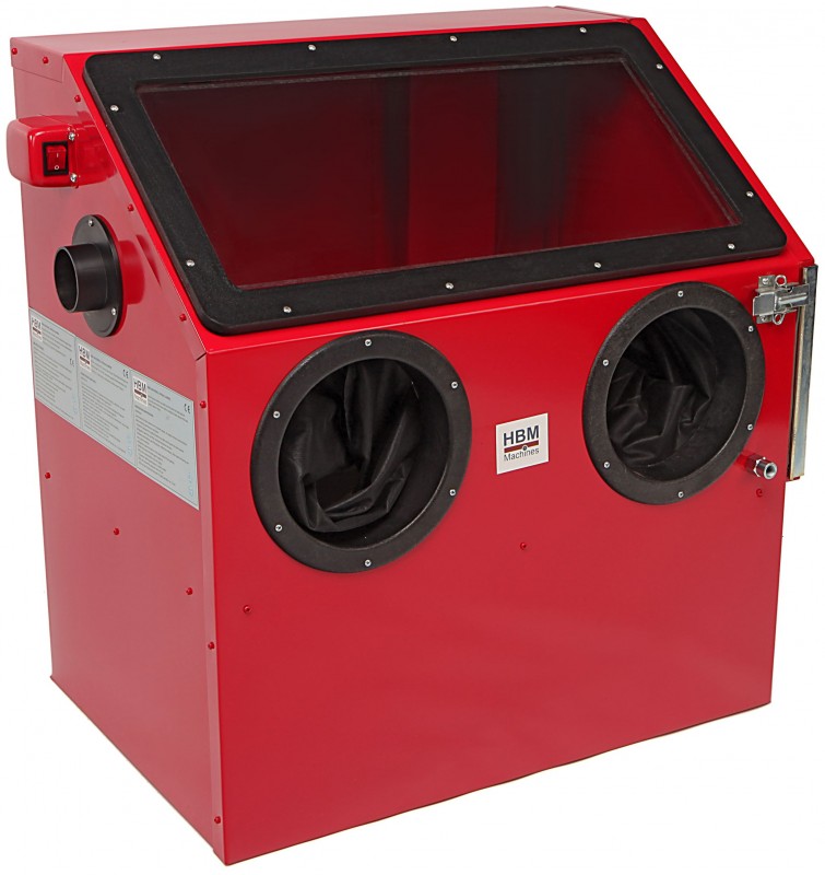 HBM SBC 110 Straalcabine 110 l, 6 bar, 250 l/min, 26 kg HBM SBC 110 Straalcabine 110 l, 6 bar, 250 l/min, 26 kg