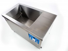 HBM industriel 40 liter ultralydsrenser 720W 12 transducere 230V 28 kHz 110°C HBM industriel 40 liter ultralydsrenser 720W 12 transducere 230V 28 kHz 110°C