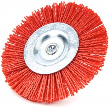 HBM Nylon Borstel 100 mm Schuurborstel 6 mm Opname voor Metaal