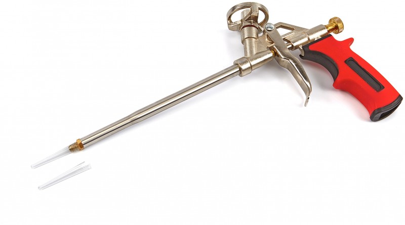 HBM RVS Purpistool 14 mm met Plastic Handvat, Rood