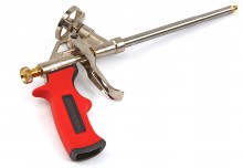 HBM RVS Purpistool 14 mm met Plastic Handvat, Rood