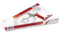 HBM RVS Purpistool 14 mm met Plastic Handvat, Rood