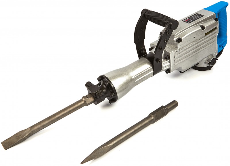HBM 1600W sloophamer 45 joule SDS-hex inclusief beitels en koffer