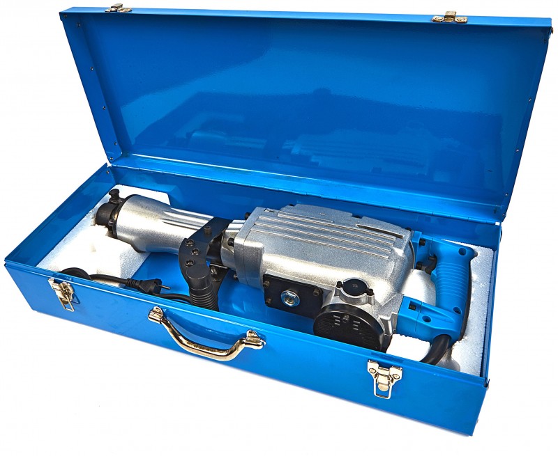 HBM 1600W sloophamer 45 joule SDS-hex inclusief beitels en koffer