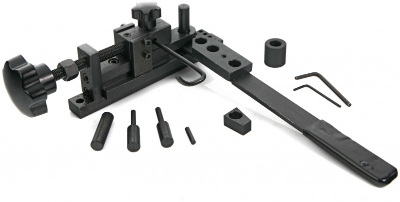 HBM Mini Universele Metaalbuiger voor Plat Metaal, Buis en Draad, Max. 8 mm, 90°