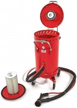 HBM SBC 28 Verrijdbare Straalketel met Afzuiging 80L 8,5 Bar 600 l/min
